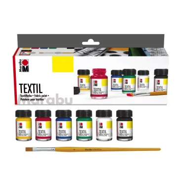 Marabu Textil textilfesték szett - 6 x 15 ml
