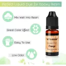 Let's Resin áttetsző gyantafesték - smaragdzöld, 10 ml