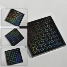 Szilikon öntőforma - hologramos alátét, négyzet 1.